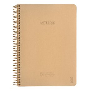 Kozo Notesbog A5 Lin Natur
