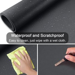 Kozo Skriverbordsunderlag Sort 90 x 43cm