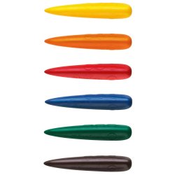 Kridt Brn 4+ 6 Farvede Farver