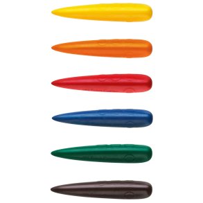 Kridt Brn 4+ 6 Farvede Farver