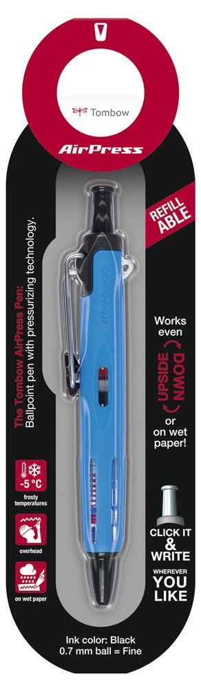 Kuglepen Tombow AirPress Pen blister lysebl
