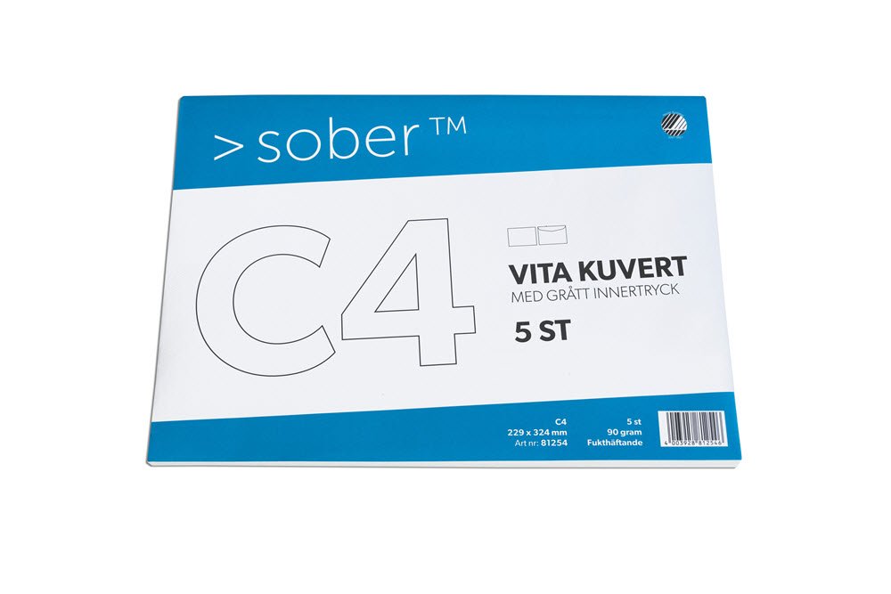 Kuvert Mailman hvid C4 90g (5)