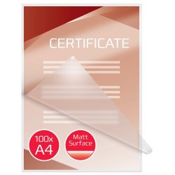 Lamineringslomme GBC A4 75mic mat (100)