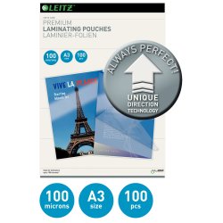 Lamineringslomme UDT glans 125my A3(100)