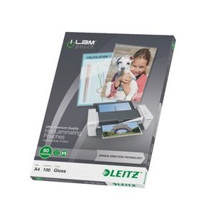 Lamineringslomme UDT glans 80my A4 100 stk