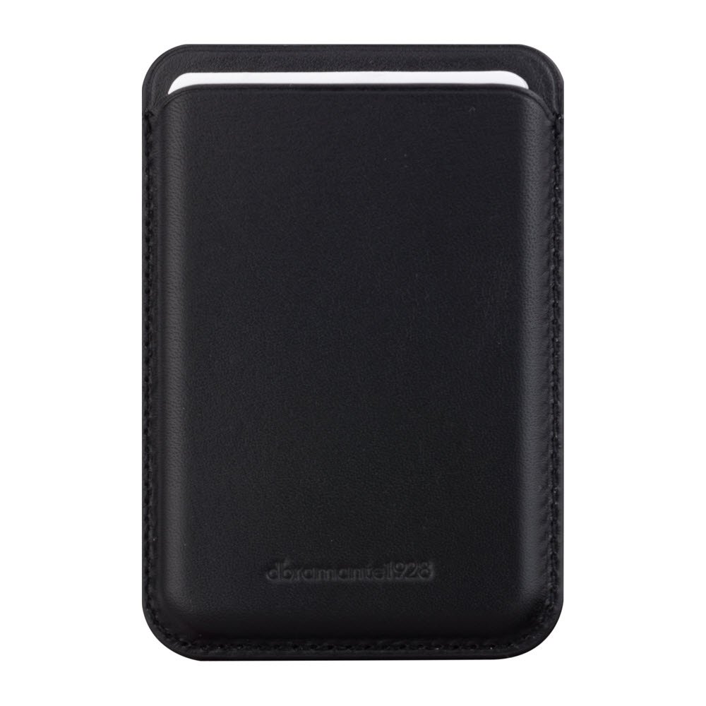 Leather wallet with MagSafe - Black