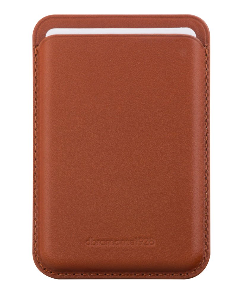 Leather wallet with MagSafe - Tan