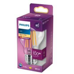 LED classic 100W E27 Klar