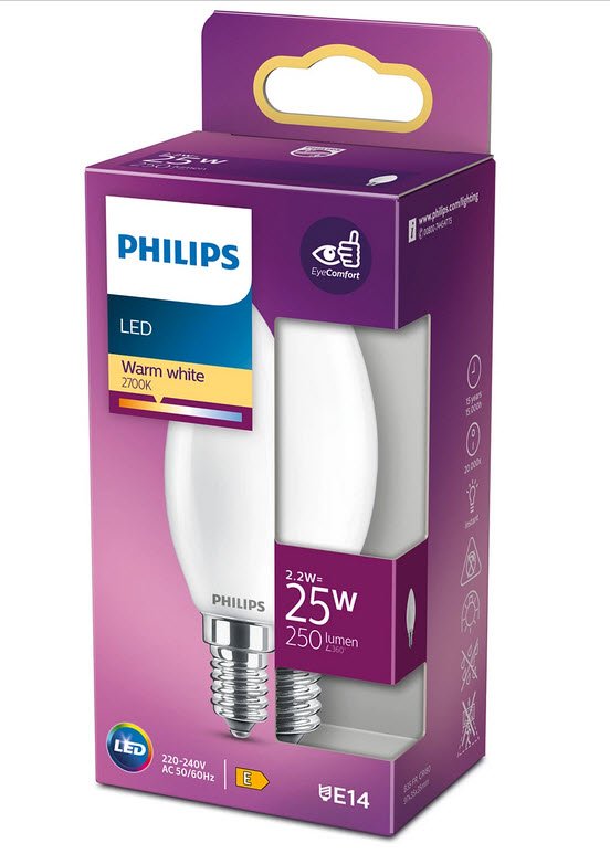 LED classic 25W B35 E14