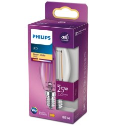 LED classic 25W B35 E14 Klar