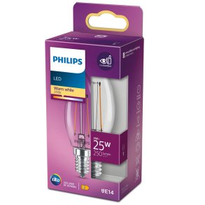 LED classic 25W B35 E14 Klar