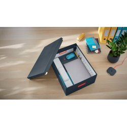 Leitz C&S Cosy storage box grey L