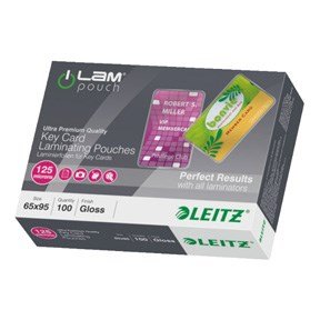 Leitz Lamineringslomme 125my 65x95mm 100stk