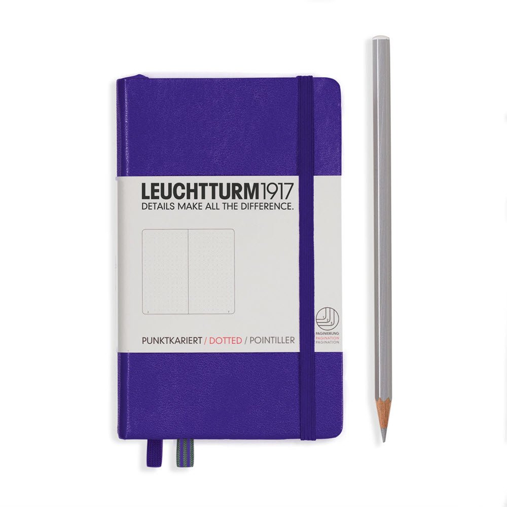 Leuchtturm 1917 hardcover notebook dotted A6 lilla