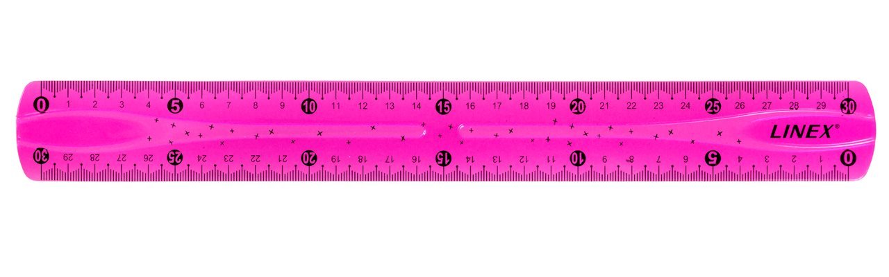 Linex 30cm flex linial pink