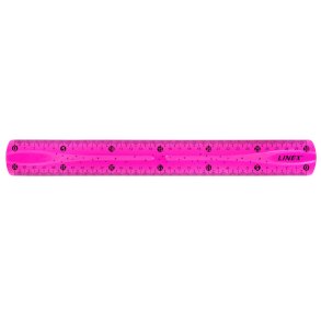 Linex 30cm flex linial pink