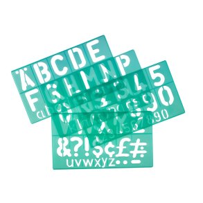 Linex Bogstav Stencil 8850 50mm