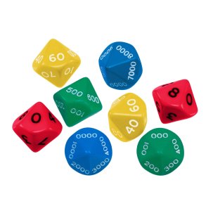 Linex Decimal terninger, St á 8 stk