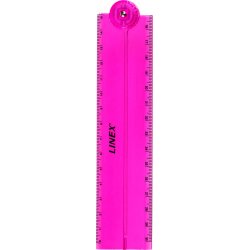 Linex Foldbar Lineal 15-30cm Pink