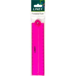 Linex Foldbar Lineal 15-30cm Pink