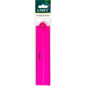 Linex Foldbar Lineal 15-30cm Pink