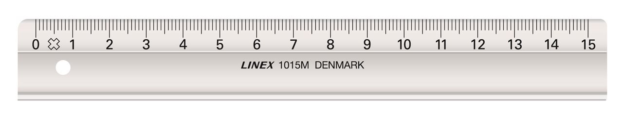 Linex Skolelineal 15cm