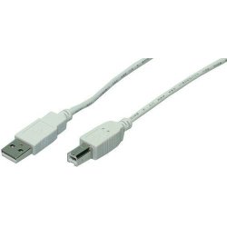 LogiLink USB 2.0 A-B Cable, Grey (3m)