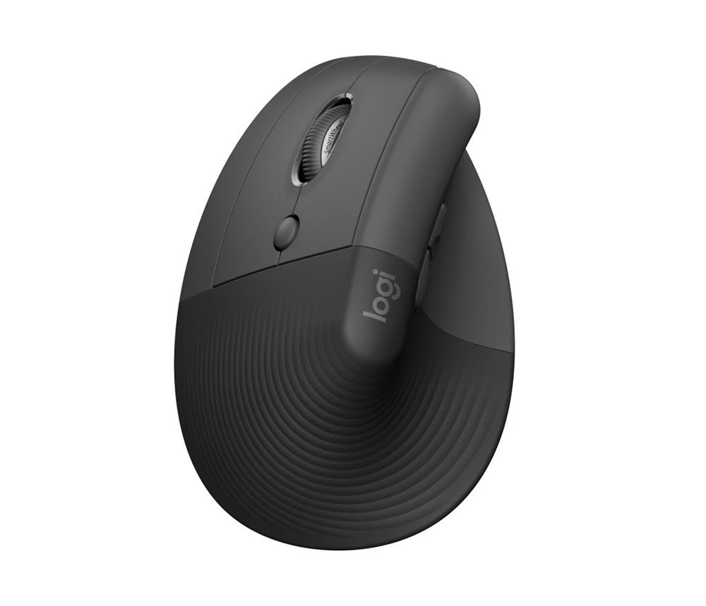 Logitech Lift Left Vertical Ergonomic Mouse Black