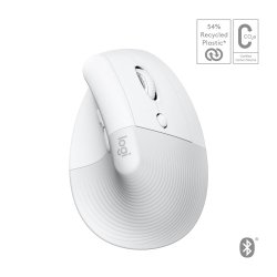 Logitech Lift Mac Vertical Ergo Mouse Off-White