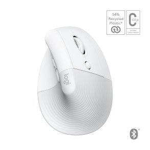 Logitech Lift Mac Vertical Ergo Mouse Off-White