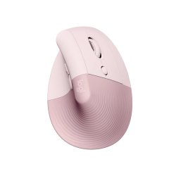 Logitech Lift Right Vertical Ergonomic Mouse Rose