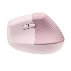 Logitech Lift Right Vertical Ergonomic Mouse Rose
