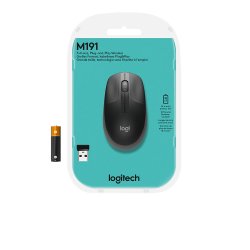 Logitech M190 Mus Sort Trdls