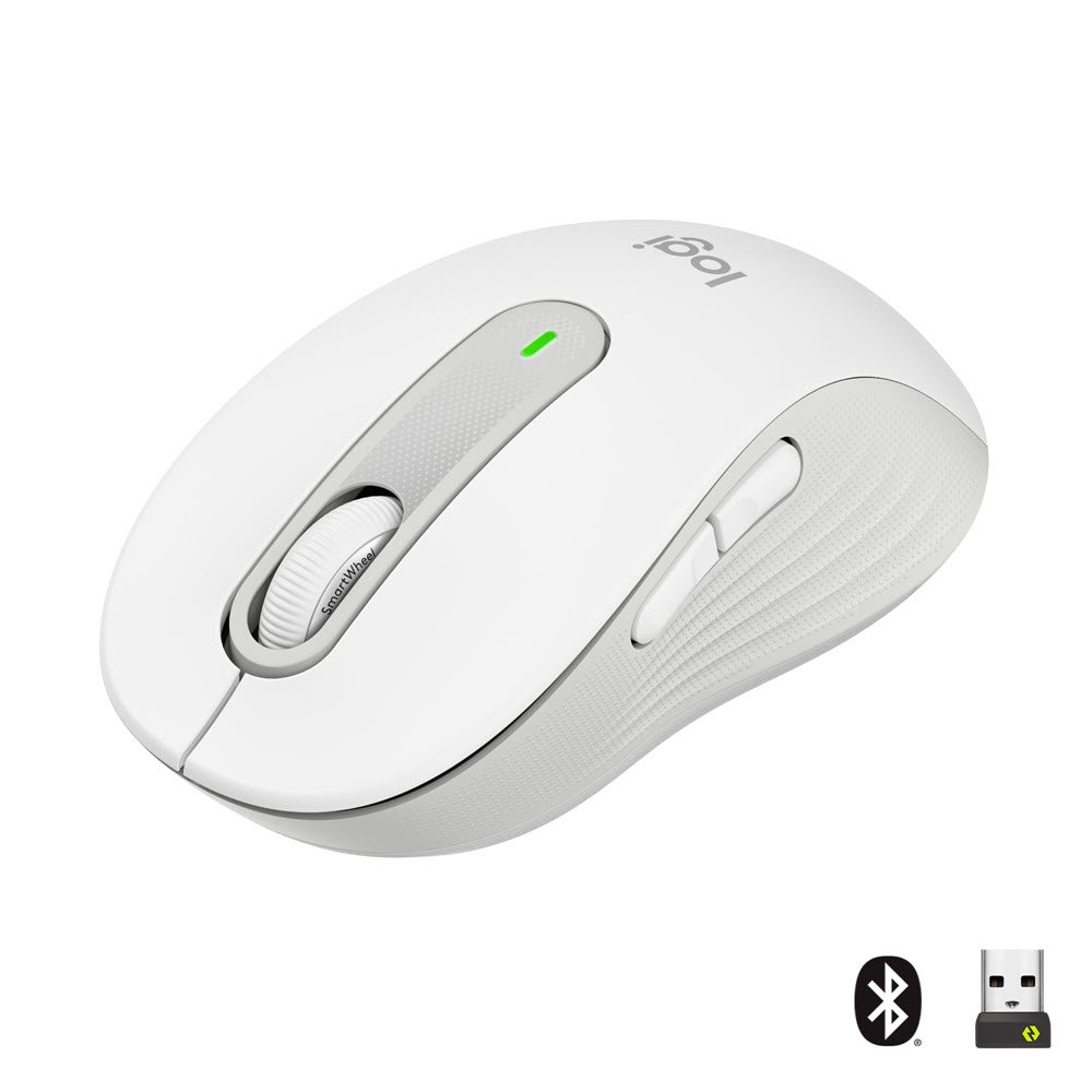 Logitech Signature M650 L Wireless Mouse Off-white