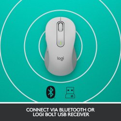 Logitech Signature M650 L Wireless Mouse Off-white