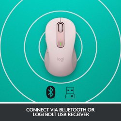 Logitech Signature M650 Wireless Mouse, Rose