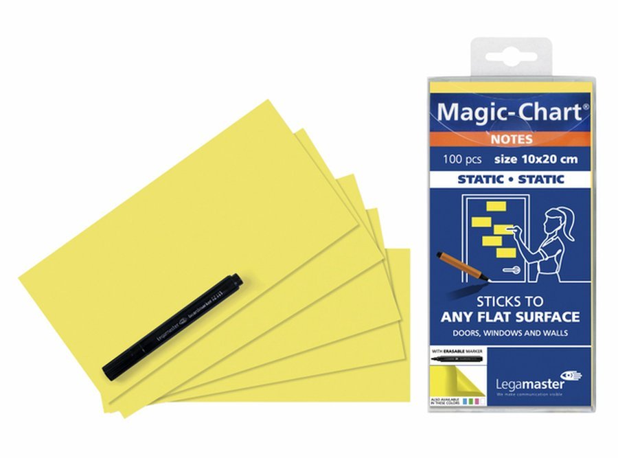 MagicChart Notes 10x20 Gul