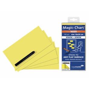 MagicChart Notes 10x20 Gul