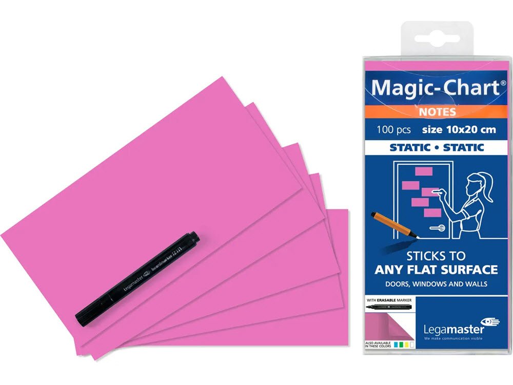 MagicChart Notes 10x20 Pink