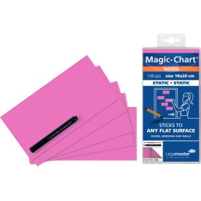 MagicChart Notes 10x20 Pink