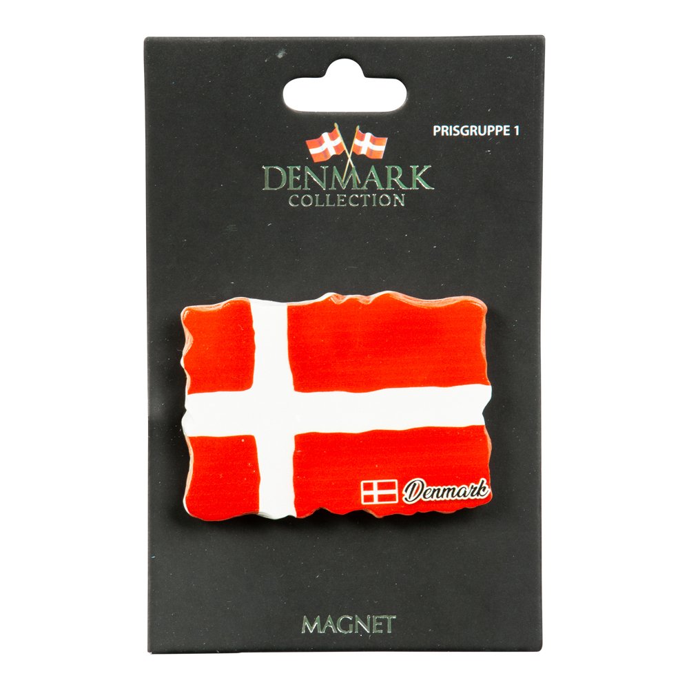 Magnet Danmarks Flag Poly