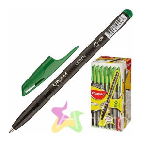 Maped Dark Kuglepen m/ htte Grn 50stk