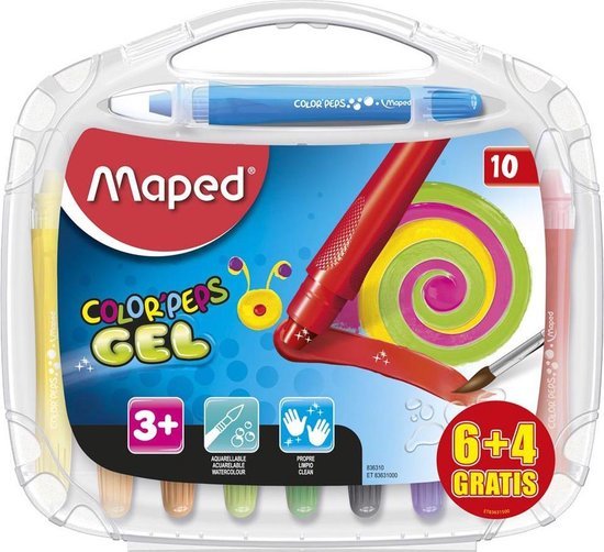 Maped Gel farver 6+4