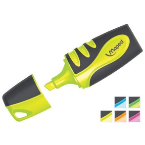 Maped Mini Fluo highlighte gul