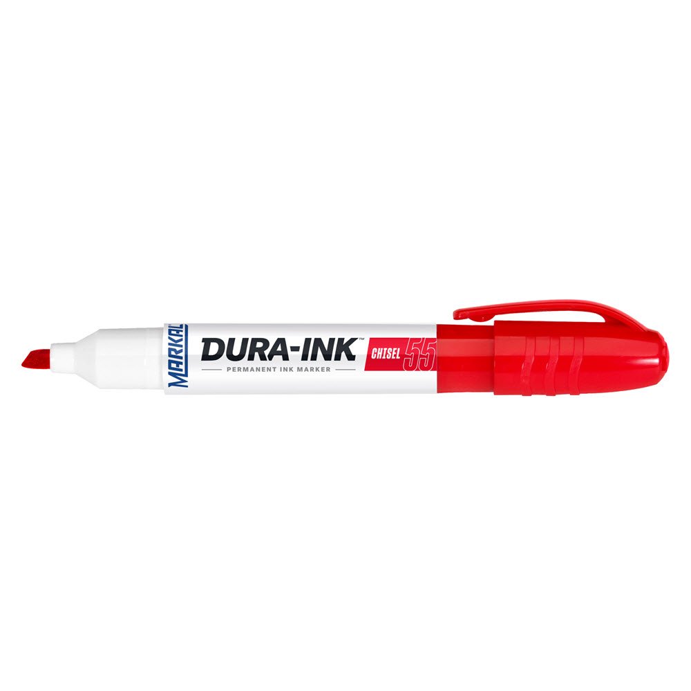 Markal Dura Ink Chisel 55 Red