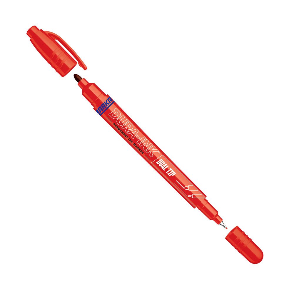 Markal Dura Ink Dual Tip Red