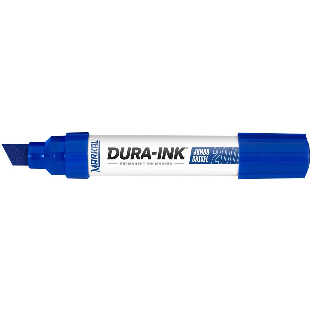 Markal Dura Ink Jumbo Chisel 200 Blue