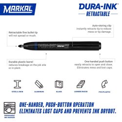 Markal Dura-Ink Retractable 20 Black