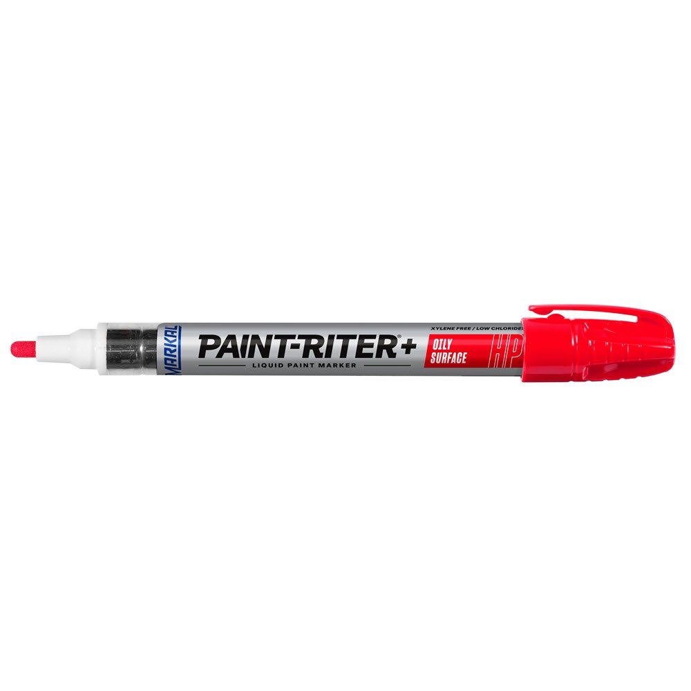 Markal Paint-Riter+ Oily Surface Hp Red