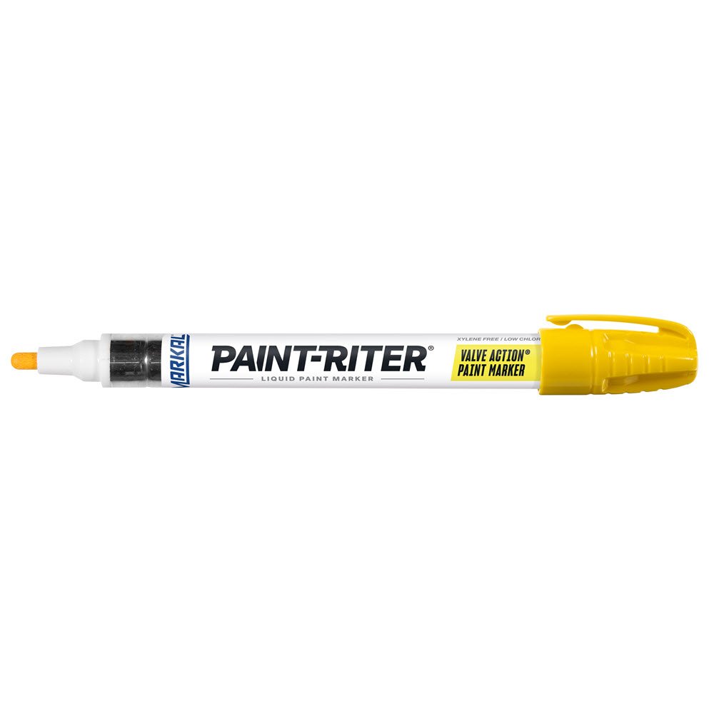 Markal Paint-Riter Valve Action Yellow